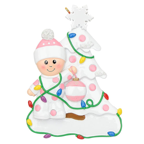 Baby’s First - Pink Tree Ornament