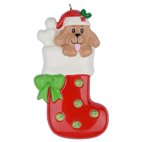 Dog Stocking Ornament