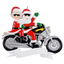Load image into Gallery viewer, Biker Claus Ornament