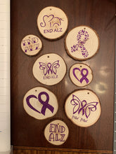 Load image into Gallery viewer, Alzheimer’s BUTTERFLY Ornament
