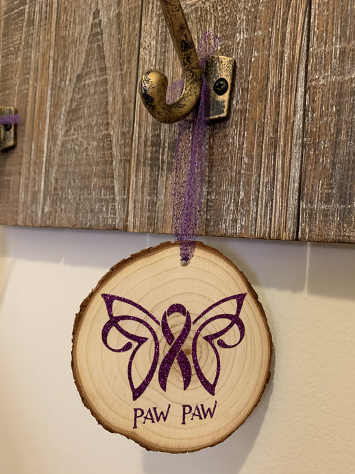 Alzheimer’s BUTTERFLY Ornament