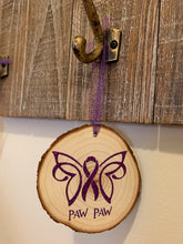 Load image into Gallery viewer, Alzheimer’s RIBBON Ornament
