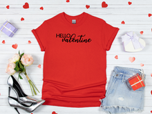 Load image into Gallery viewer, HELLO valentine Adult Short Sleeve Shirt