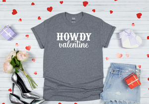 HOWDY valentine Adult Short Sleeve Shirt