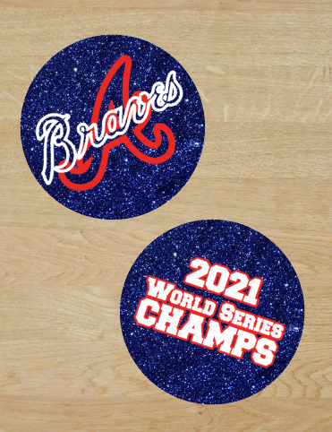 BRAVES World Series Champs 2021 Shatterproof Ornament