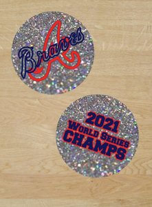 BRAVES World Series Champs 2021 Shatterproof Ornament