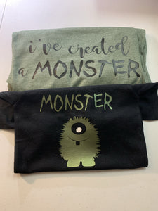 MONSTER Short Sleeve Shirt - MONSTER Font