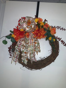 Grapevine Wreath - Autumn Greetings