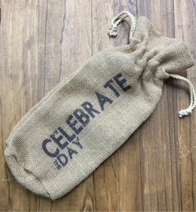 Celebrate the Day Wine Bag
