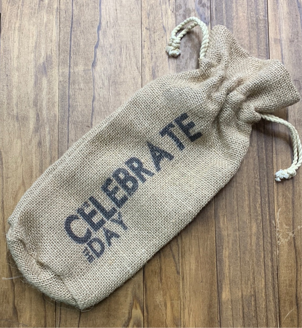 Celebrate the Day Wine Bag