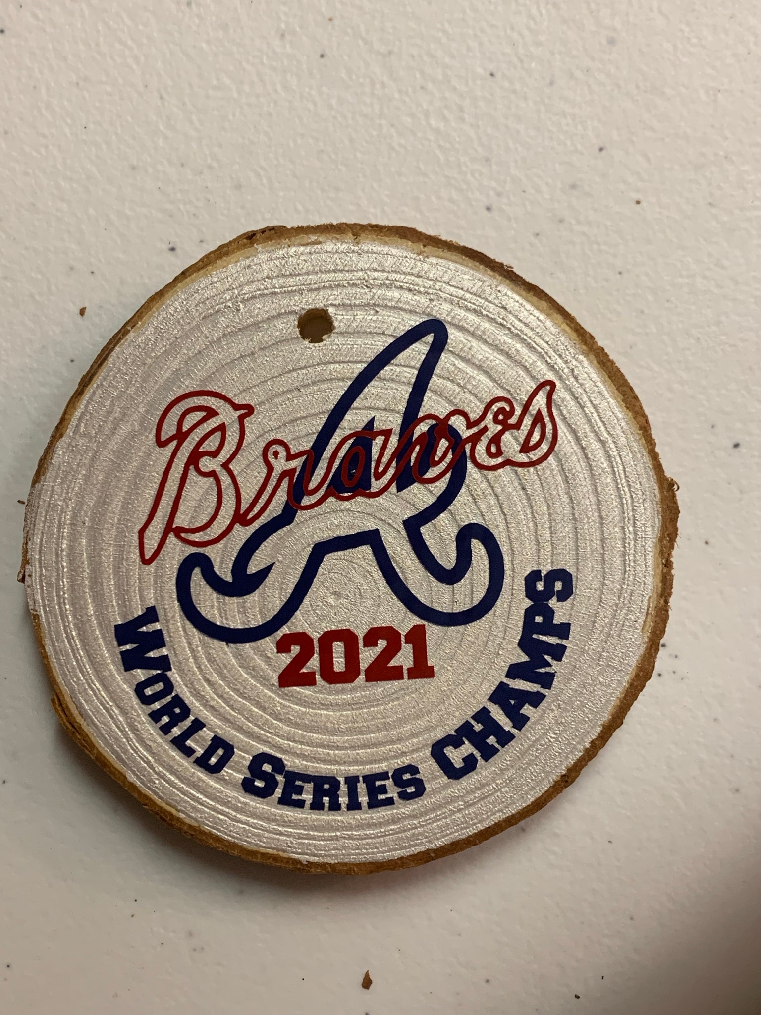 BRAVES World Series Champs 2021 Wood Ornament – Karo's Creative Corner