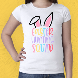 Girls White EASTER TEES Designs 21-40 (Youth)