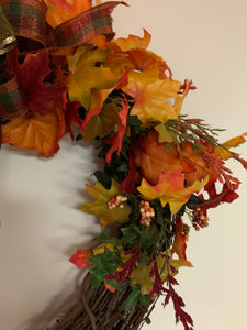 Grapevine Wreath - Fall
