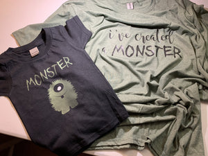 MONSTER Short Sleeve Shirt - MONSTER Font