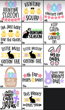 Load image into Gallery viewer, White EASTER TEES Designs 41-59 (Toddler)