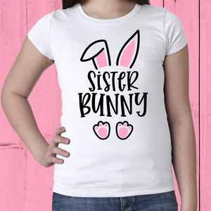 Girls White EASTER TEES Designs 21-40 (Youth)