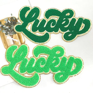 Lucky Chenille Patch - Large